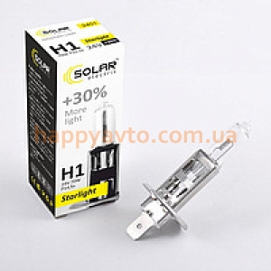 Автолампа SOLAR H1 12V 55W +30% (1201)